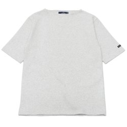 SAINT JAMES（セントジェームス）OUESSANT SHORT SLEEVE（ウエッソンショートスリーブ）/GRIS CLAIR（霜降りペールグレー）