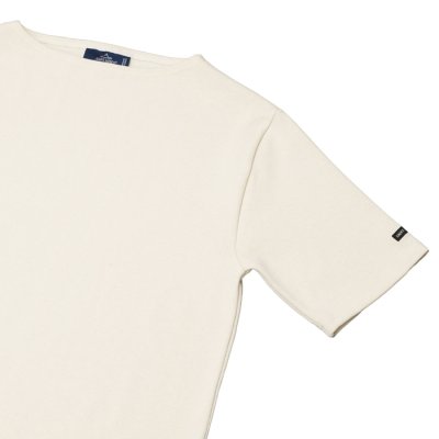 画像4: SAINT JAMES（セントジェームス）OUESSANT SHORT SLEEVE（ウエッソンショートスリーブ）"SOLID" / ECRU（キナリ）