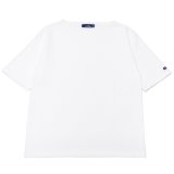 SAINT JAMES（セントジェームス）OUESSANT SHORT SLEEVE（ウエッソンショートスリーブ）/NEIGE（ホワイト）