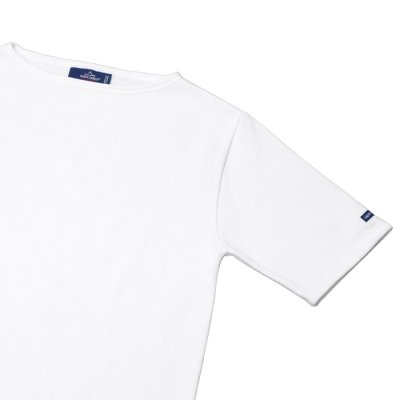 画像4: SAINT JAMES（セントジェームス）OUESSANT SHORT SLEEVE（ウエッソンショートスリーブ）"SOLID" / NEIGE（ホワイト）