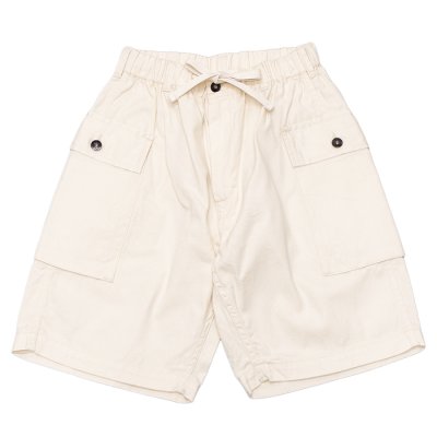 画像1: Post O'Alls（ポストオーバーオールズ）E-Z WALKABOUT Shorts（イージー・ウォークアバウトショーツ）Natural Drill/Natural（ナチュラル）