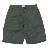 Post O'Alls（ポストオーバーオールズ）Citi-Cruz Chino Shorts（シティークルーズ・チノショーツ）Crest Print/Grey（グレー）