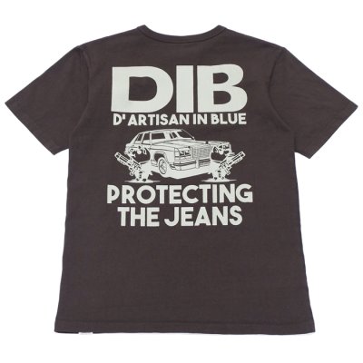 画像2: STUDIO D'ARTISAN（ステュディオ・ダ・ルチザン）USAコットンプリントＴシャツ / Black（ブラック）