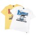 画像1: STUDIO D'ARTISAN（ステュディオ・ダ・ルチザン）USAコットンプリントＴシャツ/ White（ホワイト）・Yellow（イエロー） (1)