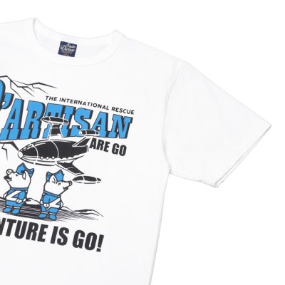 画像4: STUDIO D'ARTISAN（ステュディオ・ダ・ルチザン）USAコットンプリントＴシャツ/ White（ホワイト）※Mサイズのみ