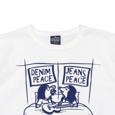 画像6: STUDIO D'ARTISAN（ステュディオ・ダ・ルチザン）USAコットンプリントＴシャツ/ White（ホワイト）・Yellow（イエロー）