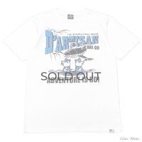 STUDIO D'ARTISAN（ステュディオ・ダ・ルチザン）USAコットンプリントＴシャツ/ White（ホワイト）※Mサイズのみ