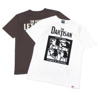 STUDIO D'ARTISAN（ステュディオ・ダ・ルチザン）USAコットンプリントＴシャツ/ White（ホワイト）・Black（ブラック）
