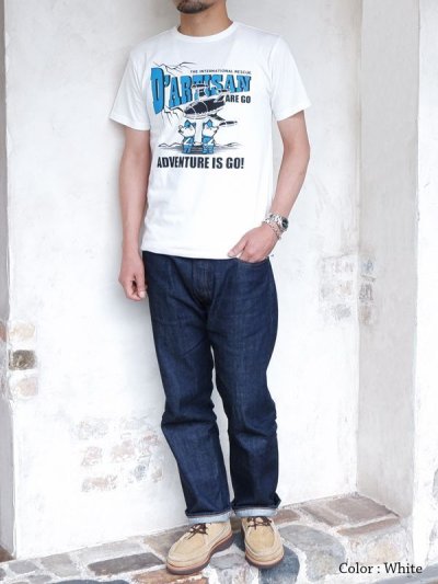 画像8: STUDIO D'ARTISAN（ステュディオ・ダ・ルチザン）USAコットンプリントＴシャツ/ White（ホワイト）※Mサイズのみ