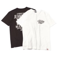 STUDIO D'ARTISAN（ステュディオ・ダ・ルチザン）USAコットンプリントＴシャツ/ White（ホワイト）・Charcoal Black（チャコールブラック）