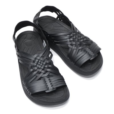 画像4: MALIBU SANDALS（マリブサンダルズ）CANYON（キャニオン）"VEGAN LEATHER" / Black×Black（ブラック×ブラック）