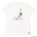 画像1: free rage（フリーレイジ）リサイクルコットンプリントTee"Hisaka MAN"/ White（ホワイト） (1)