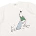 画像6: free rage（フリーレイジ）リサイクルコットンプリントTee"Hisaka MAN"/ White（ホワイト）
