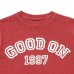 画像6: Good On（グッドオン）Logo Print Short Sleeve Crew Neck Tee（ロゴプリントショートスリーブクルーネックTシャツ）"GOOD ON 1997"/F.Red（F.レッド）・Dk.Green（ダークグリーン）