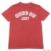 画像2: Good On（グッドオン）Logo Print Short Sleeve Crew Neck Tee（ロゴプリントショートスリーブクルーネックTシャツ）"GOOD ON 1997"/F.Red（F.レッド）・Dk.Green（ダークグリーン） (2)