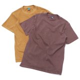 Good On（グッドオン）Short Sleeve Crew Neck Tee（ショートスリーブクルーネックTシャツ）"Pigment Dye"/Mocha（モカ）・Bordeaux（ボルドー）