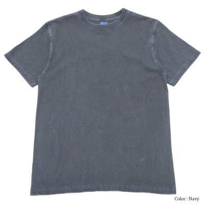 画像4: Good On（グッドオン）Short Sleeve Crew Neck Tee（ショートスリーブクルーネックTシャツ）"Pigment Dye" / Slate（スレート）・Navy（ネイビー）