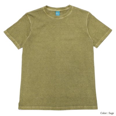 画像4: Good On(グッドオン)Short Sleeve Crew Neck Tee(ショートスリーブクルーネックTシャツ)"Pigment Dye" / Dk.Green(ダークグリーン)・Sage(セージ)