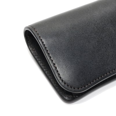 画像3: WILD SWANS（ワイルドスワンズ）PALM-V2（パームV2）コンパクトウォレット"フルグレインブライドル"/Black（ブラック）