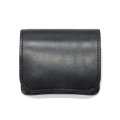 WILD SWANS（ワイルドスワンズ）PALM-V2（パームV2）コンパクトウォレット"フルグレインブライドルレザー"/Black（ブラック）