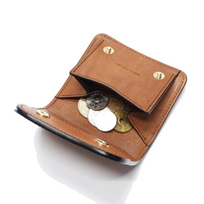 画像7: WILD SWANS（ワイルドスワンズ）PALM-V2（パームV2）コンパクトウォレット"フルグレインブライドル"/Dark Stain（ダークステイン）