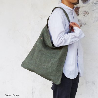 画像8: ARTS&CRAFTS（アーツアンドクラフツ）ONE STRAP SHOULDER（ワンストラップショルダー）"LINEN CANVAS" / Mustard（マスタード）