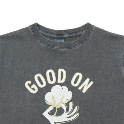 画像3: Good On（グッドオン）Logo Print Short Sleeve Crew Neck Tee（ロゴプリントショートスリーブクルーネックTシャツ）"GOOD COTTON" / Lt.Purple（ライトパープル）