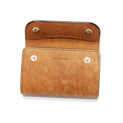 画像4: WILD SWANS（ワイルドスワンズ）BYRNE（バーン）3つ折りウォレット"プエブロ"/Cognac（コニャック）
