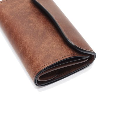 画像3: WILD SWANS（ワイルドスワンズ）BYRNE（バーン）3つ折りウォレット"プエブロ"/Tobacco（タバコ）