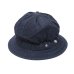 画像1: DECHO（デコー）STANDARD KOME HAT（スタンダードコメハット）COTTON LINEN DENIM/S.Indigo（S.インディゴ） (1)