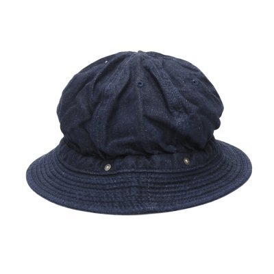 画像2: DECHO（デコー）STANDARD KOME HAT（スタンダードコメハット）COTTON LINEN DENIM/S.Indigo（S.インディゴ）