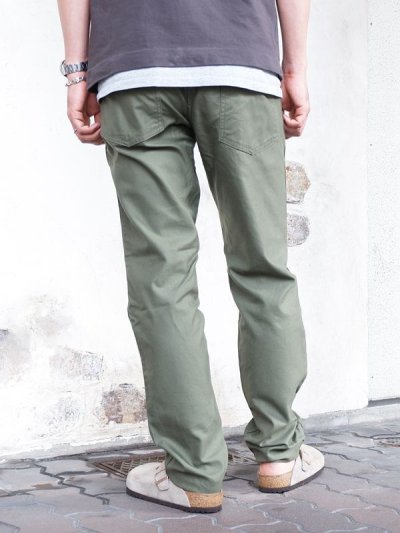 画像10: F.O.B FACTORY（エフオービーファクトリー）BAKER PANTS（ベイカーパンツ）"Vatdye Back Sateen" / Olive（オリーブ）【裾上げ無料】