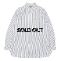 *A VONTADE（アボンタージ）Lax Regular Shirts（ラックスレギュラーシャツ）"Gas Boiled Broad" / Navy Stripe（ネイビーストライプ）