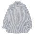 画像1: *A VONTADE（アボンタージ）Lax Regular Shirts（ラックスレギュラーシャツ）"Gas Boiled Broad" / Navy Stripe（ネイビーストライプ） (1)