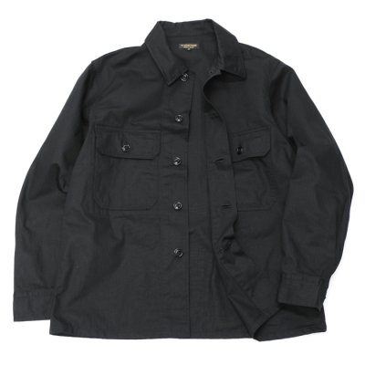 画像1: *A VONTADE（アボンタージ）H.B.T.Utility Jacket（HBTユーティリティージャケット）"Military Herringbone" / Ink Black（インクブラック）