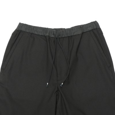 画像2: *A VONTADE（アボンタージ）Slim Easy Slacks Ver.2（スリムイージースラックスVer.2）”TR Stretch Serge" / Black（ブラック）