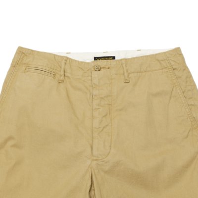画像2: *A VONTADE（アボンタージ）Type 45 Chino Trousers（タイプ45チノトラウザーズ）"Classic Selvedge Twil" / Beige（ベージュ）【裾上げ無料】