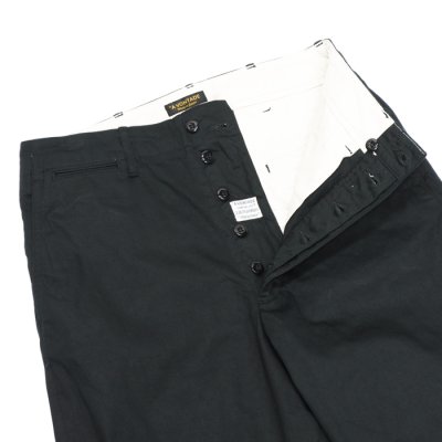 画像3: *A VONTADE（アボンタージ）Type 45 Chino Trousers（タイプ45チノトラウザーズ）"Classic Selvedge Twill"/ Black（ブラック）【裾上げ無料】