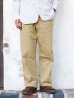 画像11: A VONTADE（アボンタージ）Type 45 Chino Trousers-Wide Fit-（タイプ45チノトラウザーズ）Classic Selvedge Twill/Beige（ベージュ）【裾上げ無料】