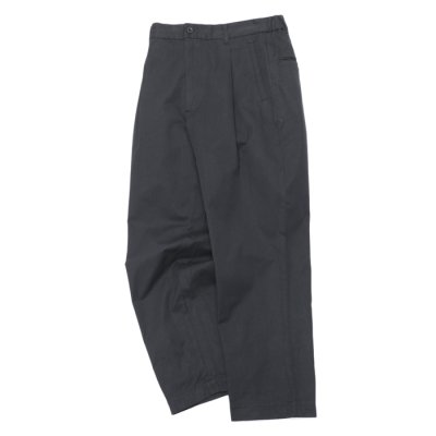 画像1: *A VONTADE（アボンタージ）1 Tuck Easy Trousers（1タックイージートラウザーズ）”Original Yarn Dyed Gabardine" / Deep Navy（ディープネイビー）【裾上げ無料】