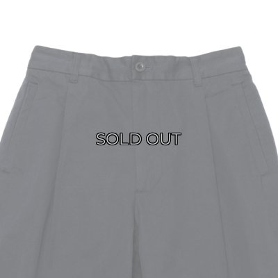 画像2: 『OUTLET』*A VONTADE（アボンタージ）1 Tuck Easy Trousers（1タックイージートラウザーズ）”Original Yarn Dyed Gabardine" / Deep Navy（ディープネイビー）