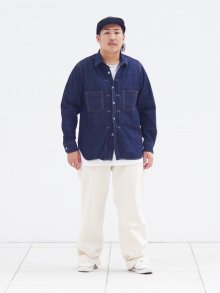 他の写真2: F.O.B FACTORY（エフオービーファクトリー）HBT PAINTER PANTS（HBTペインターパンツ）Wavy Herringbone/Ecru（エクリュ）【裾上げ無料】