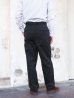 画像13: *A VONTADE（アボンタージ）1 Tuck Easy Trousers（1タックイージートラウザーズ）”Original Yarn Dyed Gabardine" / Deep Navy（ディープネイビー）【裾上げ無料】