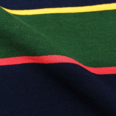 画像6: BARBARIAN（バーバリアン）Heavy Weight Rugby Collar Shirt（ヘビーウェイト ラグビーカラーシャツ）"ALTERNATING STRIPES" / Navy×Gold×Bottle×Red（ネイビー×ゴールド×ボトル×レッド）