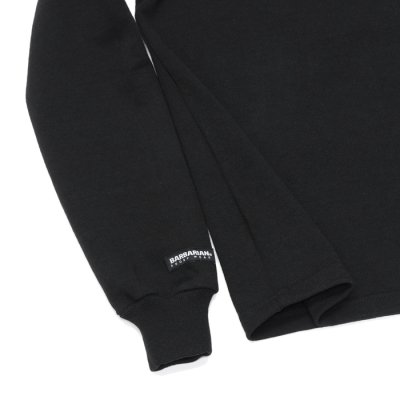 画像5: BARBARIAN（バーバリアン）Heavy Weight Rugby Collar Shirt（ヘビーウェイト ラグビーカラーシャツ） "SOLID" / Black（ブラック）