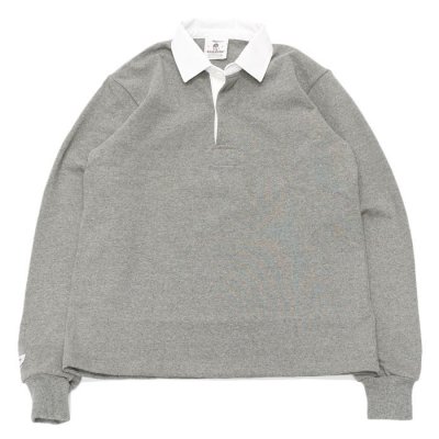 画像1: BARBARIAN（バーバリアン）Heavy Weight Rugby Collar Shirt（ヘビーウェイト ラグビーカラーシャツ） "SOLID" / Oxford（オックスフォードグレー）