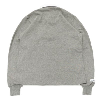 画像2: BARBARIAN（バーバリアン）Heavy Weight Rugby Collar Shirt（ヘビーウェイト ラグビーカラーシャツ） "SOLID" / Oxford（オックスフォードグレー）