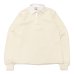 画像1: BARBARIAN（バーバリアン）Heavy Weight Rugby Collar Shirt（ヘビーウェイト ラグビーカラーシャツ） "SOLID" / Ivory（アイボリー） (1)
