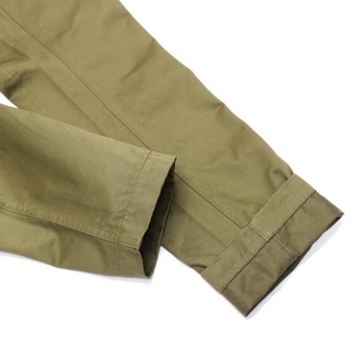 画像6: F.O.B FACTORY（エフオービーファクトリー）NARROW U.S TROUSERS（ナローUSトラウザーズ）"Heavy West Point Chino" / Olive（オリーブ）【裾上げ無料】