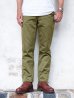 画像9: F.O.B FACTORY（エフオービーファクトリー）NARROW U.S TROUSERS（ナローUSトラウザーズ）HEAVY WEST POINT/Olive（オリーブ）【裾上げ無料】